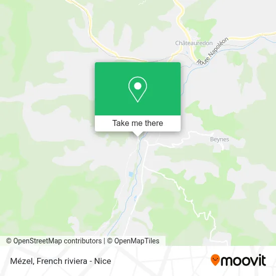 Mézel map