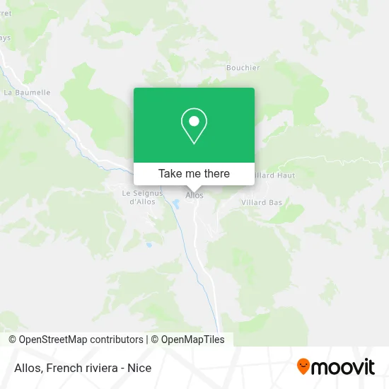 Allos map