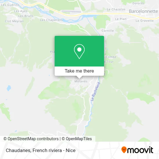 Chaudanes map