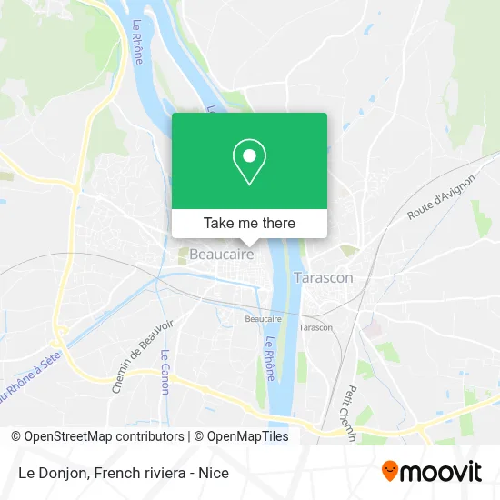 Le Donjon map