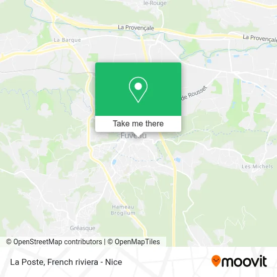 La Poste map