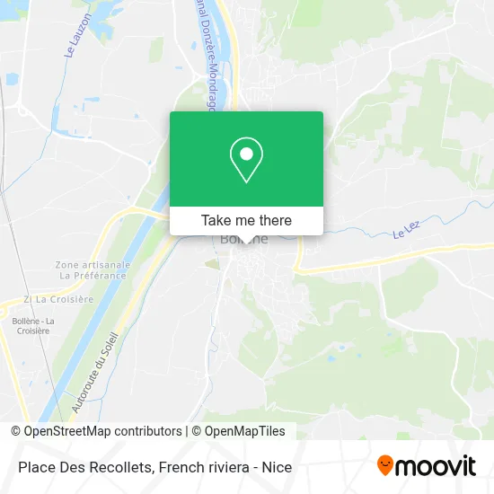 Place Des Recollets map