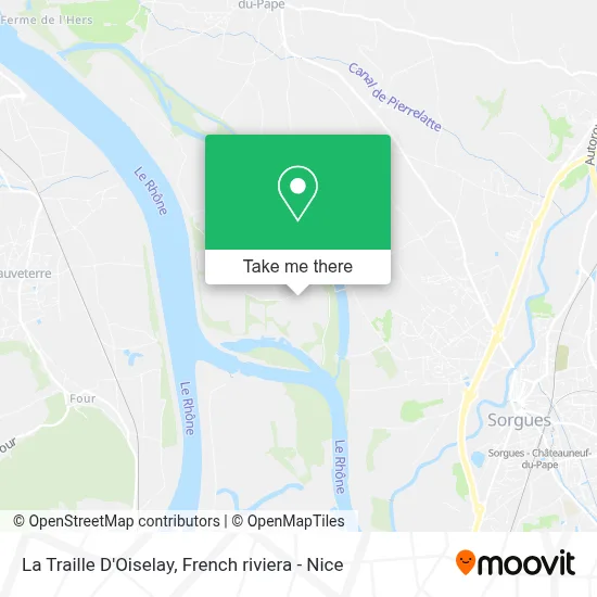 La Traille D'Oiselay map