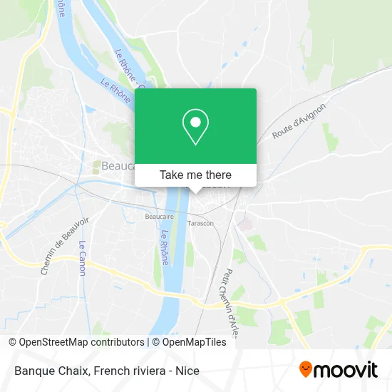Mapa Banque Chaix