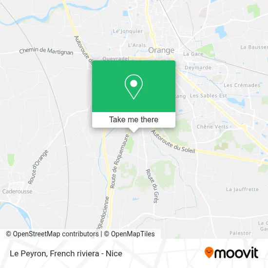 Le Peyron map