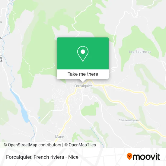 Forcalquier map