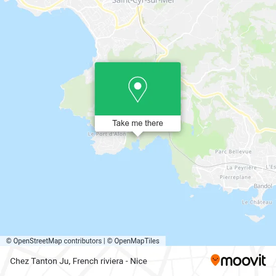 Chez Tanton Ju map