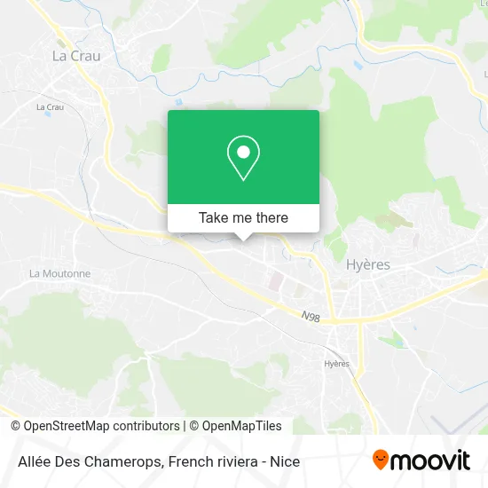 Allée Des Chamerops map