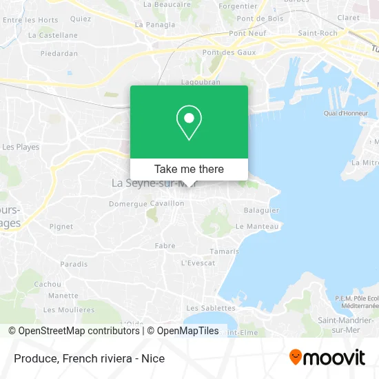 Primeurs map