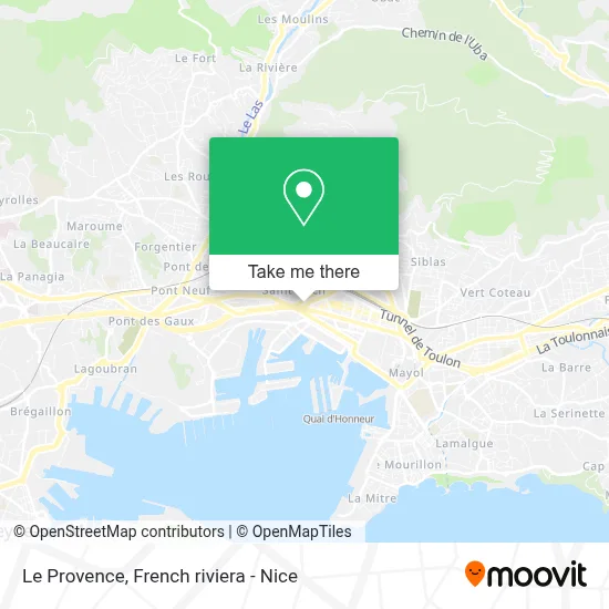 Le Provence map