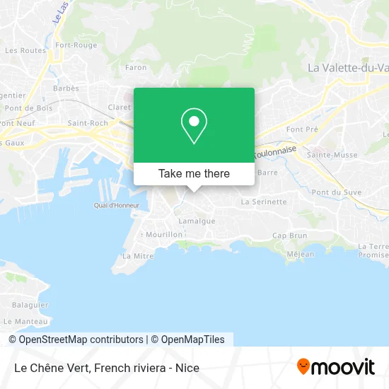 Le Chêne Vert map