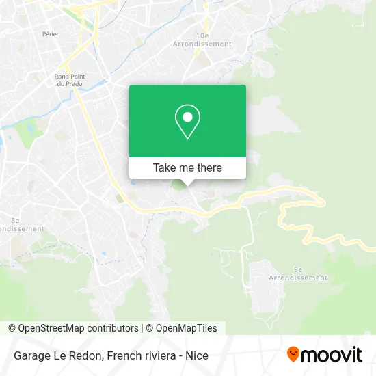 Garage Le Redon map
