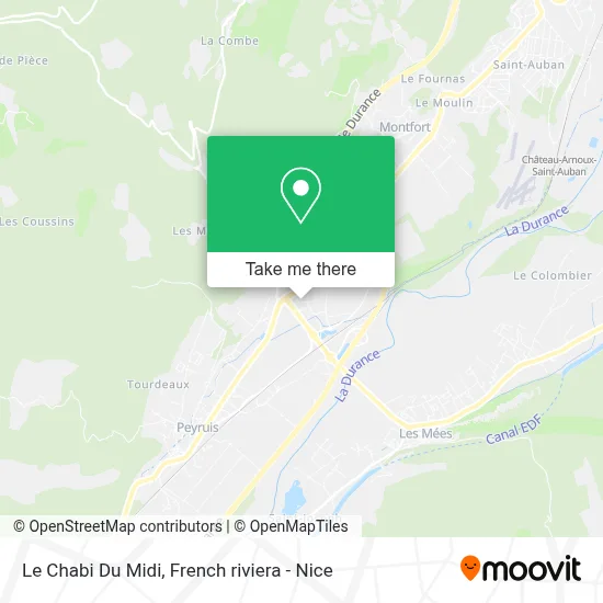 Le Chabi Du Midi map