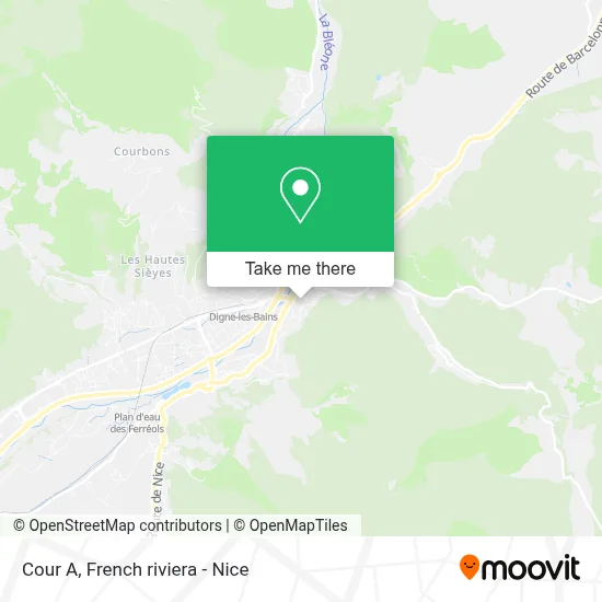 Cour A map