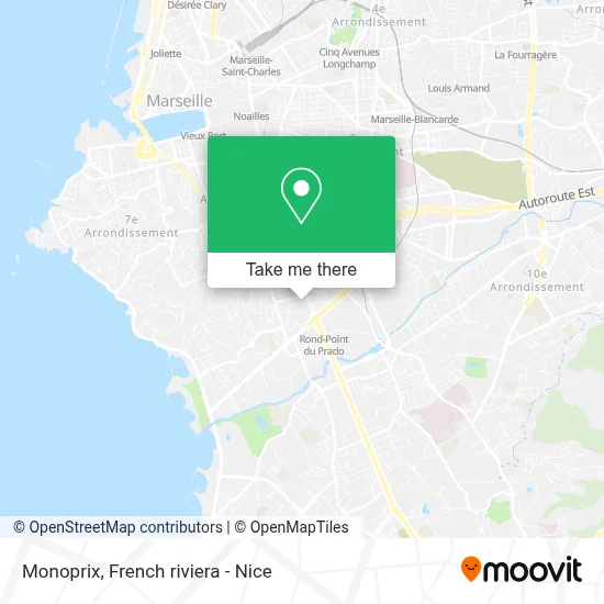 Monoprix map