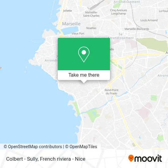 Colbert - Sully map