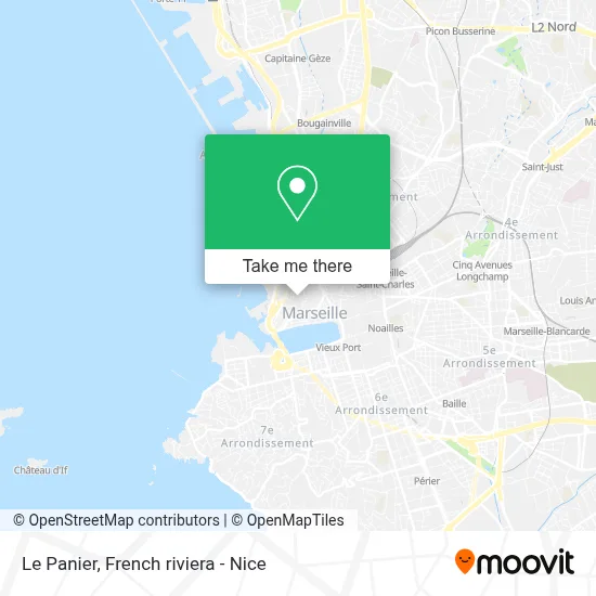 Le Panier map
