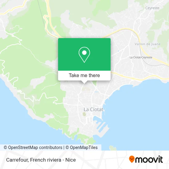 Carrefour map