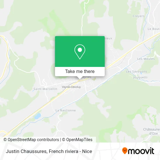 Justin Chaussures map