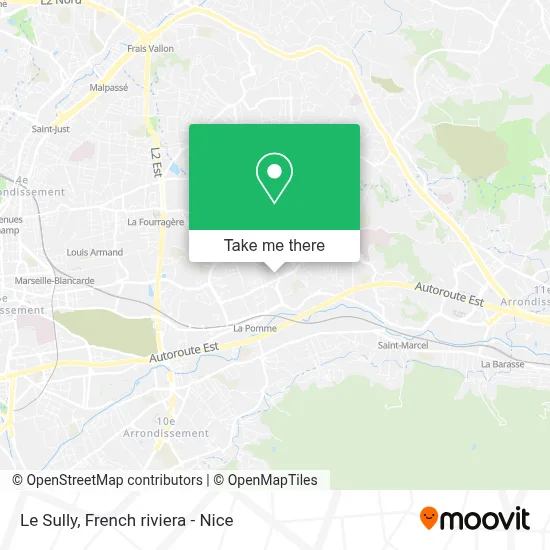 Le Sully map