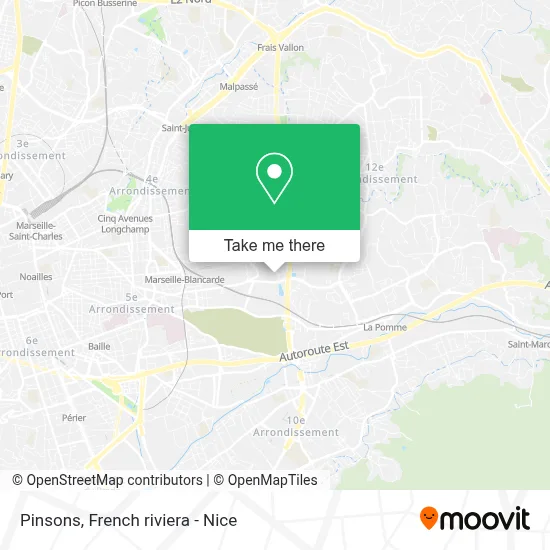 Pinsons map