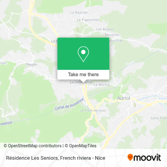Résidence Les Seniors map