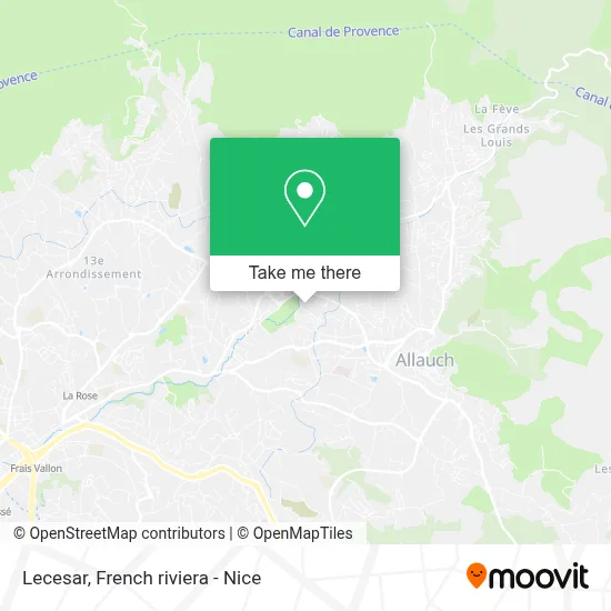Lecesar map
