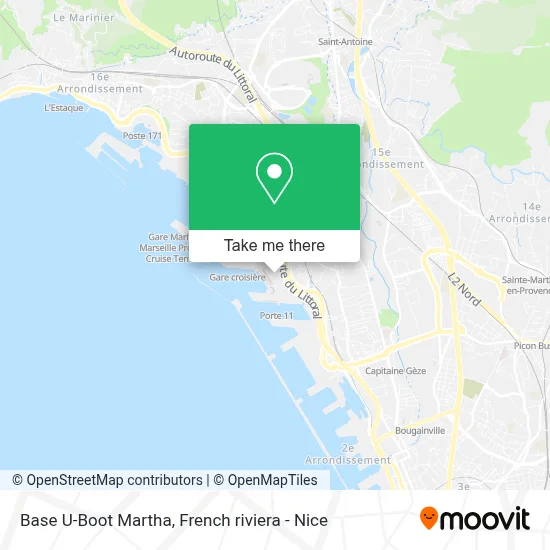 Base U-Boot Martha map