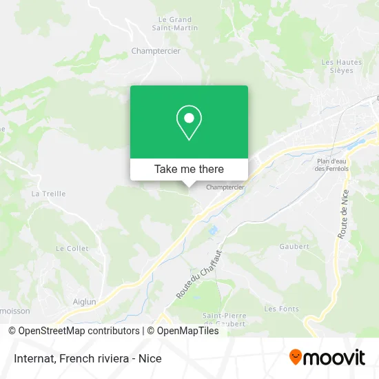 Internat map