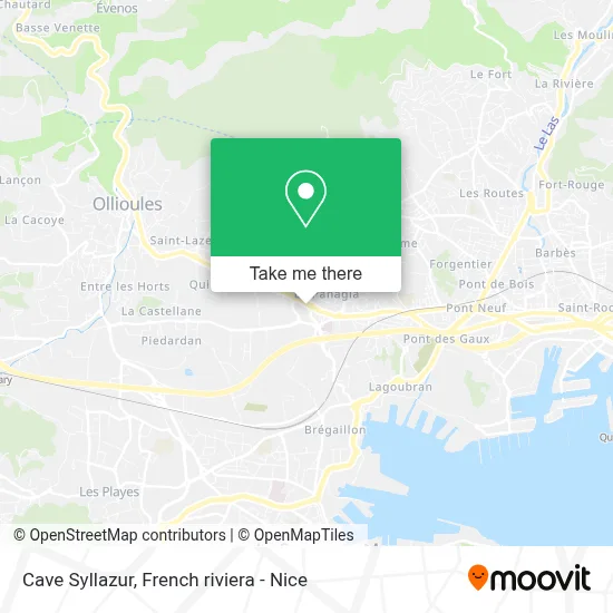 Cave Syllazur map