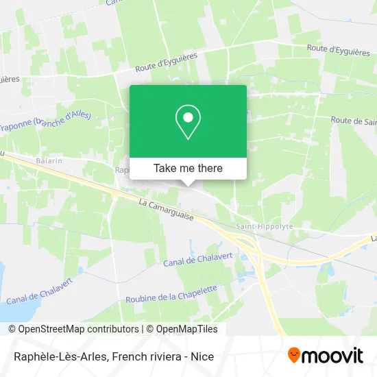 Raphèle-Lès-Arles map
