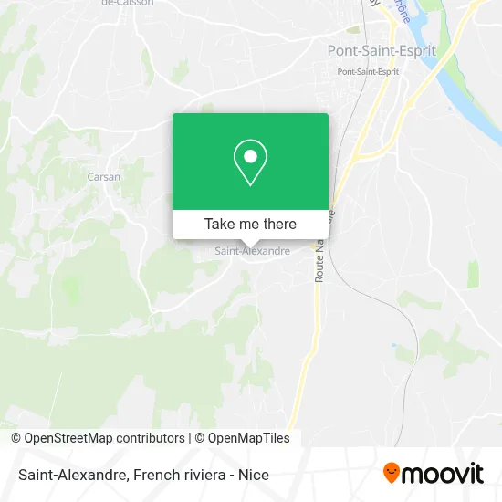 Saint-Alexandre map