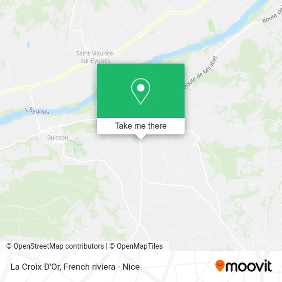 La Croix D'Or map