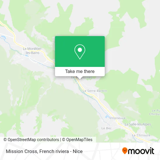 Croix De Mission map