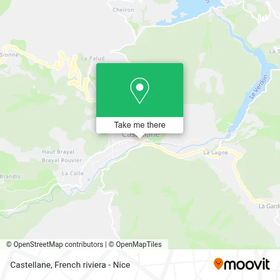 Castellane map