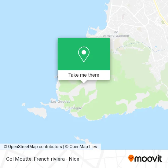 Col Moutte map