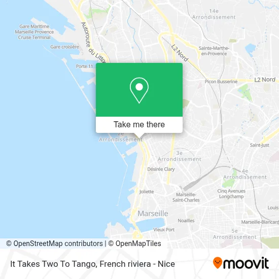 It Takes Two To Tango map