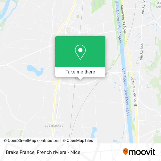 Brake France map