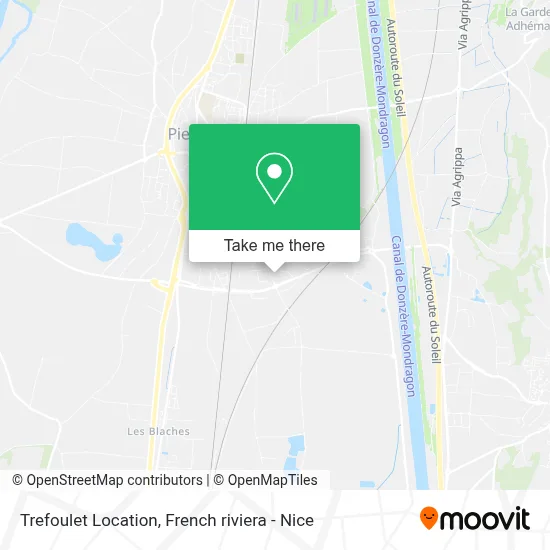 Trefoulet Location map