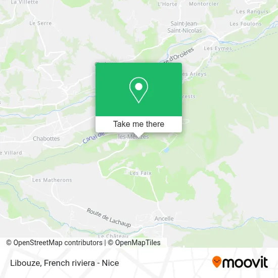 Libouze map