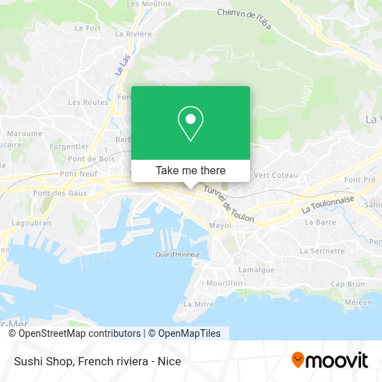 Sushi Shop map