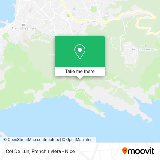 Col De Lun map