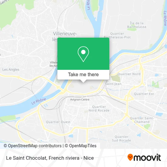 Mapa Le Saint Chocolat