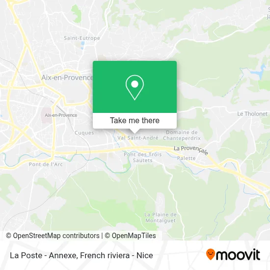 La Poste - Annexe map