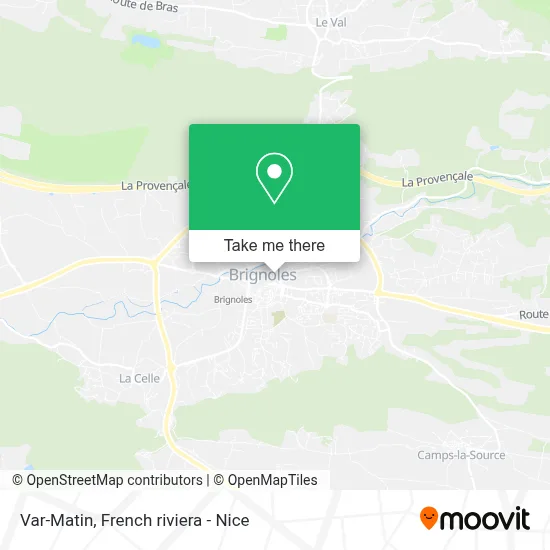 Var-Matin map