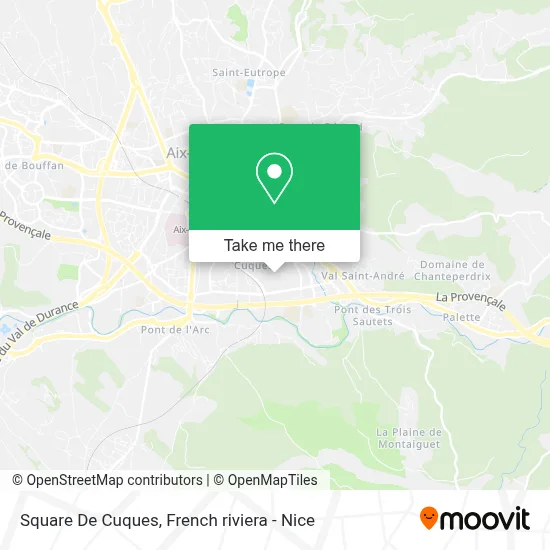 Square De Cuques map