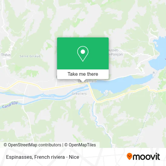 Espinasses map