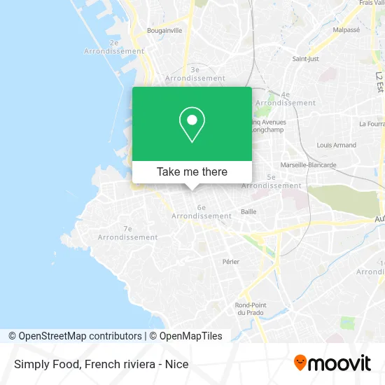 Simply Food map