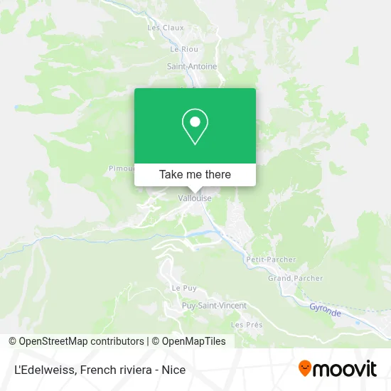 L'Edelweiss map
