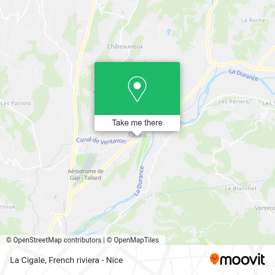 La Cigale map